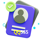 Tornar-se um membro do QQ555 é muito simples